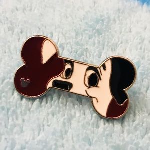 Disney 101 Dalmations Pongo Lucky Puppy Dog Bone Character Pin